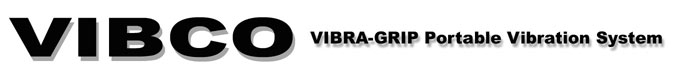 VIBCO Vibra-Grip Portable Vibration System